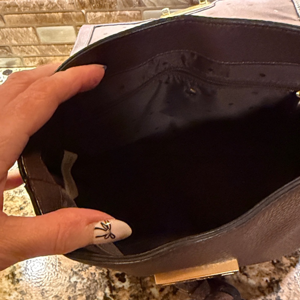 Kate Spade Dark Brown Pebbled Leather Crossbody Bag - Picture 4 of 11